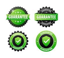 Guarantee sign. Quality assurance, Reliability and confidence in every purchase vector