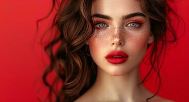 AI generated best makeup tools for females photo