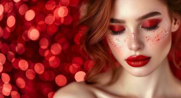AI generated best makeup tools for females photo