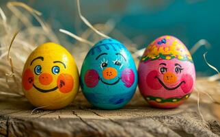 AI generated happy easter for kids photo