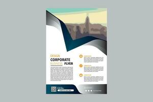 Brochure design, cover modern layout, annual report, poster, flyer in A4 vector