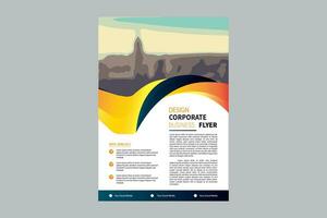 Brochure design, cover modern layout, annual report, poster, flyer in A4 vector