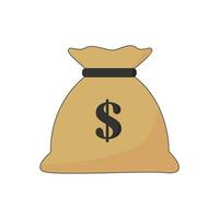 money bag illustration vector