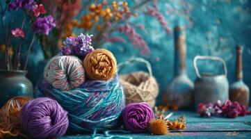 AI generated knitin, crochetout knitting patterns and ideas photo