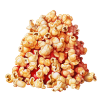 ai generato mucchio di Popcorn. ai generato Immagine png