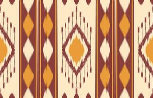 Ethnic abstract ikat art. Aztec ornament print. geometric ethnic pattern seamless  color oriental.  Design for background ,curtain, carpet, wallpaper, clothing, wrapping, Batik, vector illustration.