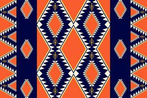Geometric seamless ethnic pattern. Geometric ethnic pattern can be used in fabric design for clothes, wrapping, textile, embroidery, carpet, tribal pattern vector