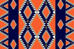 Geometric seamless ethnic pattern. Geometric ethnic pattern can be used in fabric design for clothes, wrapping, textile, embroidery, carpet, tribal pattern vector