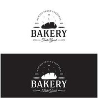 Bakery logo badge retro vector illustration.for cupcake,bakery.cake Vintage typography logo design.