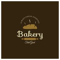 panadería logo Insignia retro vector ilustracion.para cupcake,panadería.pastel Clásico tipografía logo diseño.