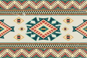 Aztec tribal geometric grunge texture. Vintage vector background. Seamless stripe pattern. Traditional ornament ethnic style. Design for textile, fabric, clothing, curtain, rug, ornament, wrapping.