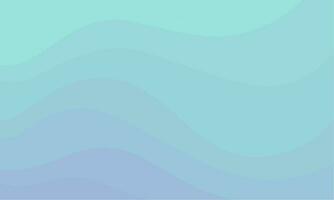 Aqua Abstract Background With Wave Vector Illustration