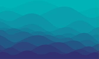 Green and blue Abstract Background with wave illustration vector