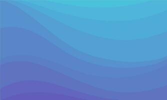 Aqua Abstract Background With Wave Vector Illustration