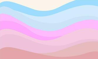 Abstract background with colorful waves vector