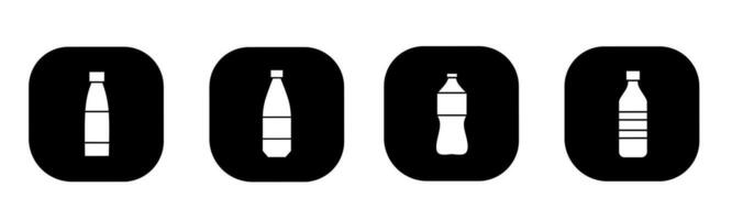 Bottle icon in flat. A bottle icon design. Stock vector. vector