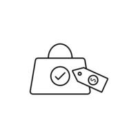 Streamlined e-commerce experience a distinctive set of minimal thin line web icons for online shopping and efficient delivery comprehensive outline icons collection in simple vector illustration