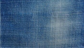 AI generated Denim jeans texture, Denim background texture for design, blue denim fabric pattern photo