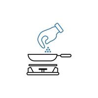cook concept line icon. Simple element illustration. cook concept outline symbol design. vector