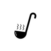 ladle concept line icon. Simple element illustration. ladle concept outline symbol design. vector