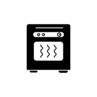 oven concept line icon. Simple element illustration. oven concept outline symbol design. vector