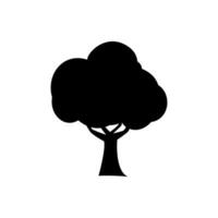 árbol icono vector. naturaleza ilustración signo. verde símbolo. vector