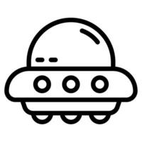 Ufo space technology object illustration vector