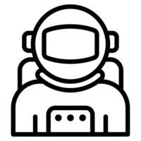 Astronaut space technology object illustration vector