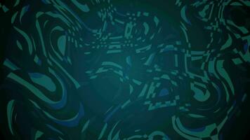 Abstract of turquoise liquid holographic background. Smooth wave surface of liquid shapes and transitions is a smooth animated motion graphics. Animation of seamless loop. video