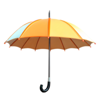 AI generated Umbrella Symbol 3d isolated on transparent background png