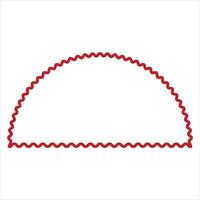 Zig zag edge circle shape collection. Jagged circle elements set. Black graphic design elements for decoration, banner, poster, template, sticker, badge. Vector