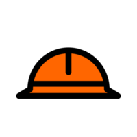 orange hard hats construction helmet png