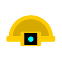 geel moeilijk hoeden bouw helm png