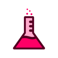 A fluid experiment. Science knowledge png