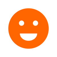 smile face emoticon flat style png