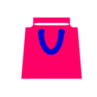 carta shopping Borsa. adatto per vendita promozione e shopping sconto tema. png