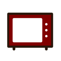 wijnoogst retro oud analoog televisie png