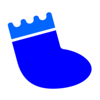 azul algodón y lana calcetines png