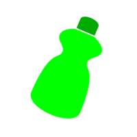 vert Plastique bouteilles de l'eau ou sucré un soda des illustrations png