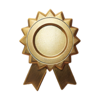 AI generated Award icon Symbol 3d isolated on transparent background png