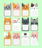 note and memo of cat character vector