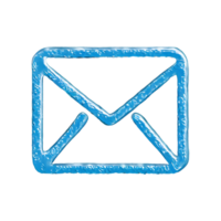 AI generated Mail Accept icon symbol 3d isolated on transparent background png