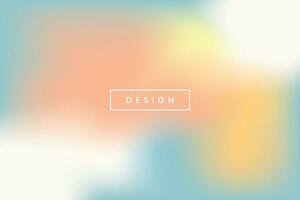 Holographic gradient pastel modern background. blue, red,yellow and orange colors for design concepts, wallpapers, web, presentations and prints. vector design.