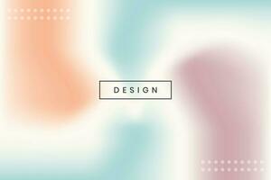 Multi-colored gradient pastel colors background vector