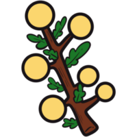 agrifoglio frutti di bosco e le foglie illustrazione png