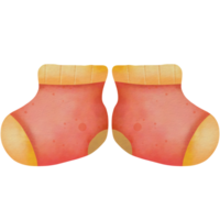 acquerello bambino calzini ,Bambino elementi png