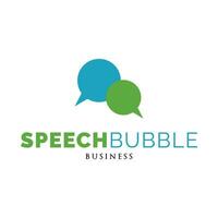 Speech Bubble Icon Logo Design Template vector