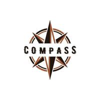 Compass Icon Logo Design Template vector