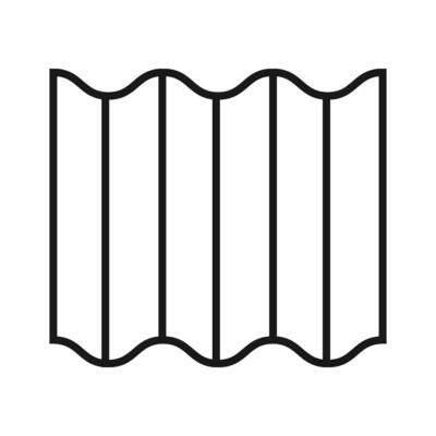 asbestos roof icon vector