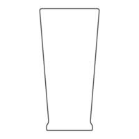 beer glass icon vector